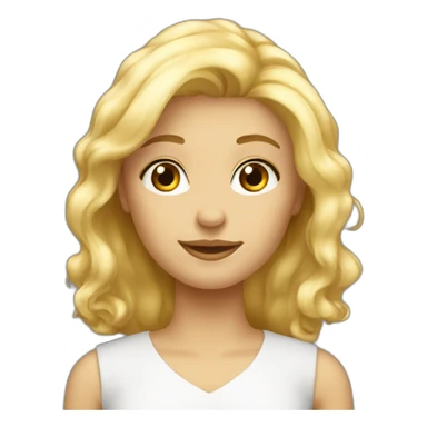 Petite vieille blonde sticker