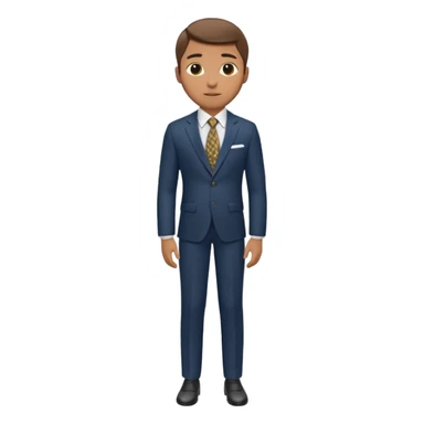 Young man, tailored trousers, suit jacket, and tie

 sticker