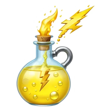 yellow potion and thunder sticker