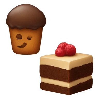 Brown desserts sticker