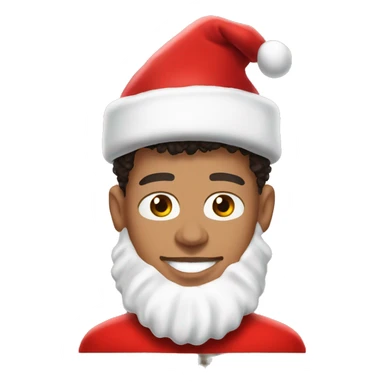 Patrick mahomes as Santa Claus  sticker