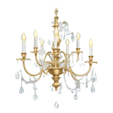 crystal chandelier sticker