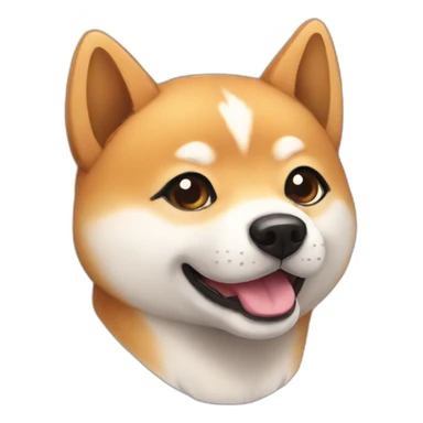 Cute little Shiba  sticker