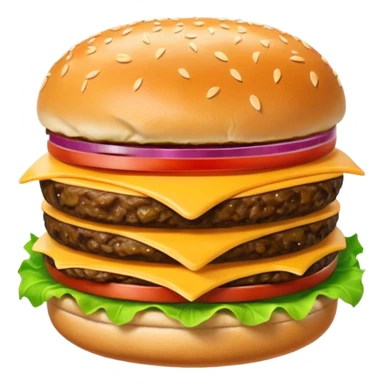 Hamburger sticker