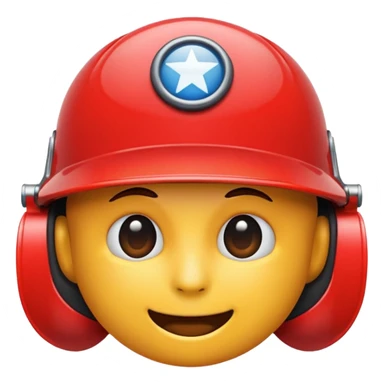 creame un emoji de amog us el rojo con vusor sticker