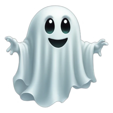 a funny ghost sticker