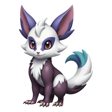 Shiny Furret-Absol-Noivern-Hybrid (Full body) sticker