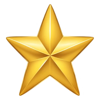 gold check mark with star on back sticker