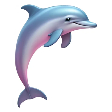 Pastel-pink-colors-dolphin sticker
