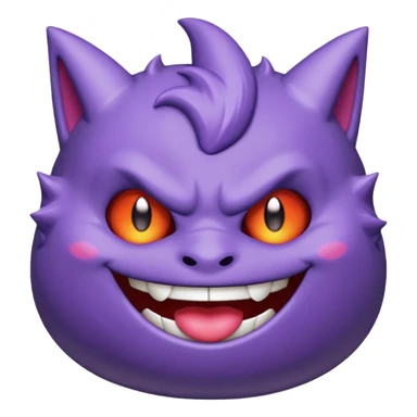 gengar chibi emotes sticker