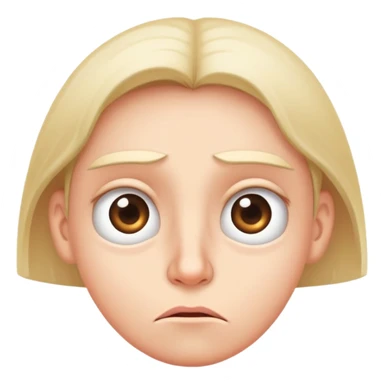 face with a sarcastic expression, rolling eyes sticker