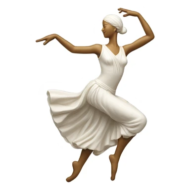 plaster figurine sticker