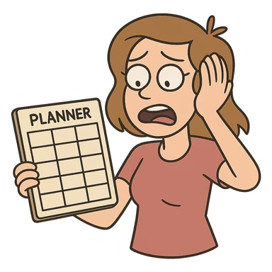 simple planner page sticker