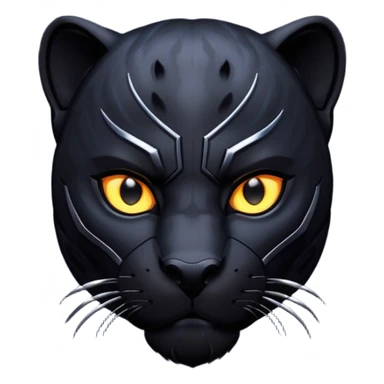Black panter sticker