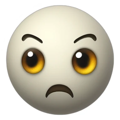 3d sphere with a cartoon Cod skin texture with big childish eyes sticker