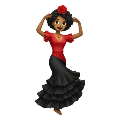 flamenco dance  sticker