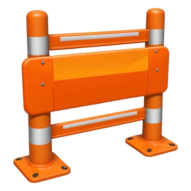 roadwork barrier sticker