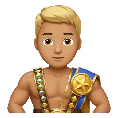 champ 2 belt at man sticker