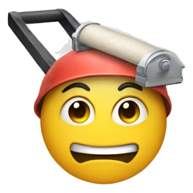 Roller for painting walls sticker