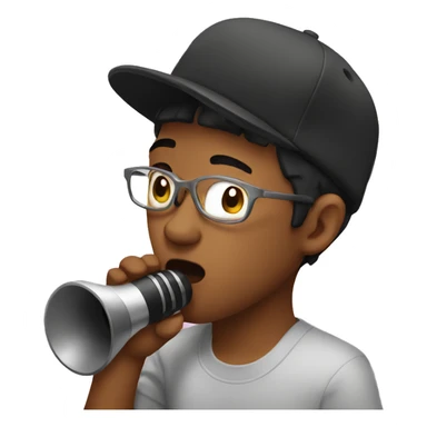 beatboxing person sticker