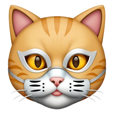 Cat wearing a mask  sticker