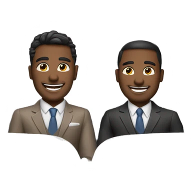 Happy gay couple flying business class together sticker