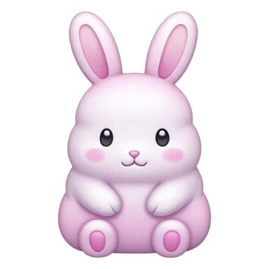 marshmallow peep bunny sticker