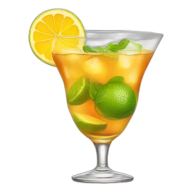 Low cost cocktail sticker
