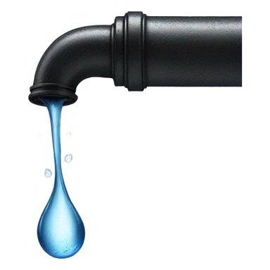 Pipe Water leak drip sticker