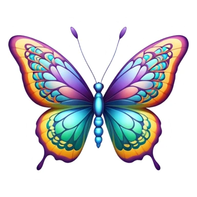 Butterfly with DNA sticker