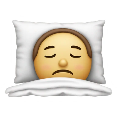 sleepy emoji with zzz  sticker