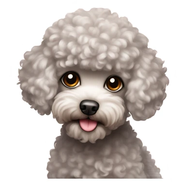 Toy poodle sticker