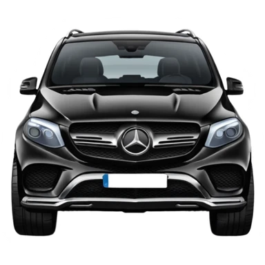 black mercedes gle sticker