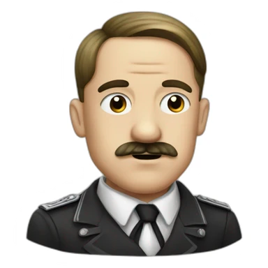 Hitler et son signe sticker