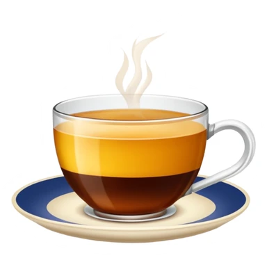 ince belli çay bardağı emojisi yap. Bardakta türk çayı olsun. Bunu canva da kullanıcam. Arka plana uysun lütfen o formatta yap sticker