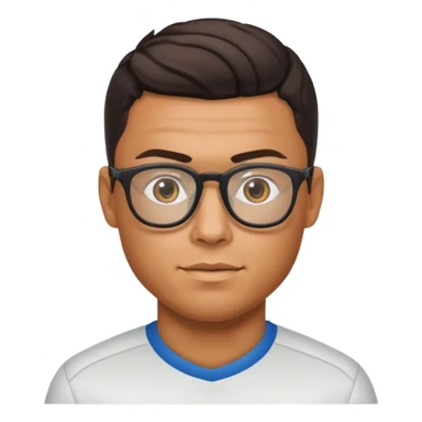ronaldo with glasses sticker