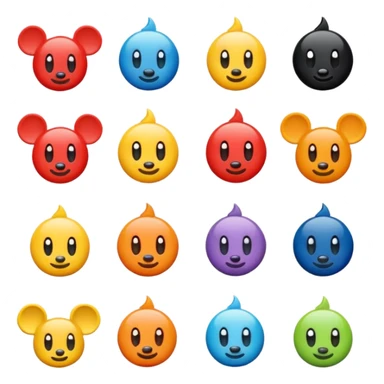 Elementos de Disney para poner en una camiseta sticker