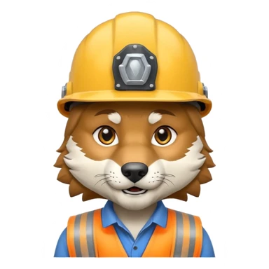 Es un lobo, líder, de caracter fuerte pero amable, es el maestro constructor de la manada, y realiza muchos trabajos para acondicionar las casas y oficinas sticker