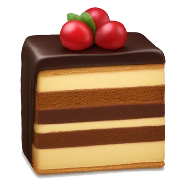Opera cake sticker