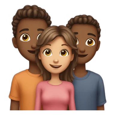 2 brothers and 2 sisters kids sticker