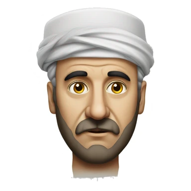 Turkish Sultan photorealistic serious sticker