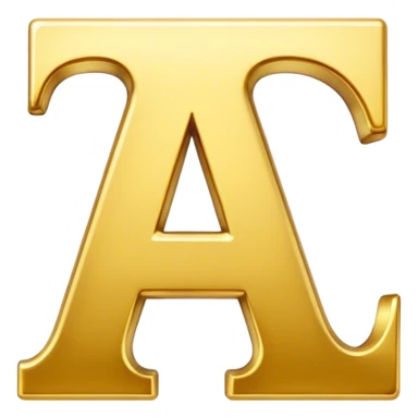 gold letter:#48; sticker