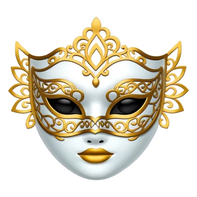 lace mask sticker