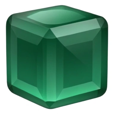 dark green square sticker