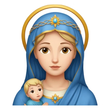Mother of God from Christian Gods sticker