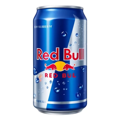 Kokos blåbär redbull sticker