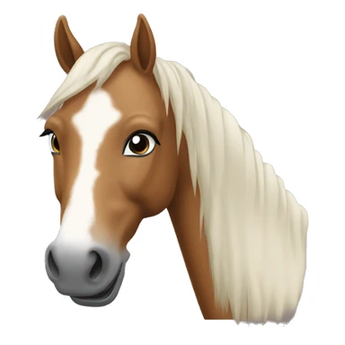 Cheval qui tire la langue sticker