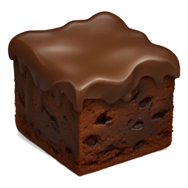 Brownie pastry sticker