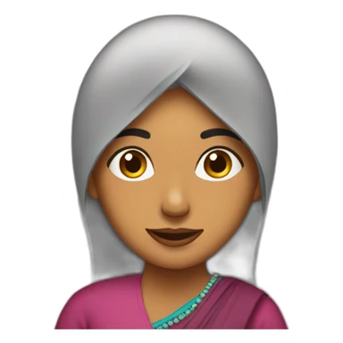 punjabi woman sticker