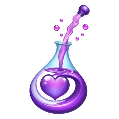 Purple love elixir sticker